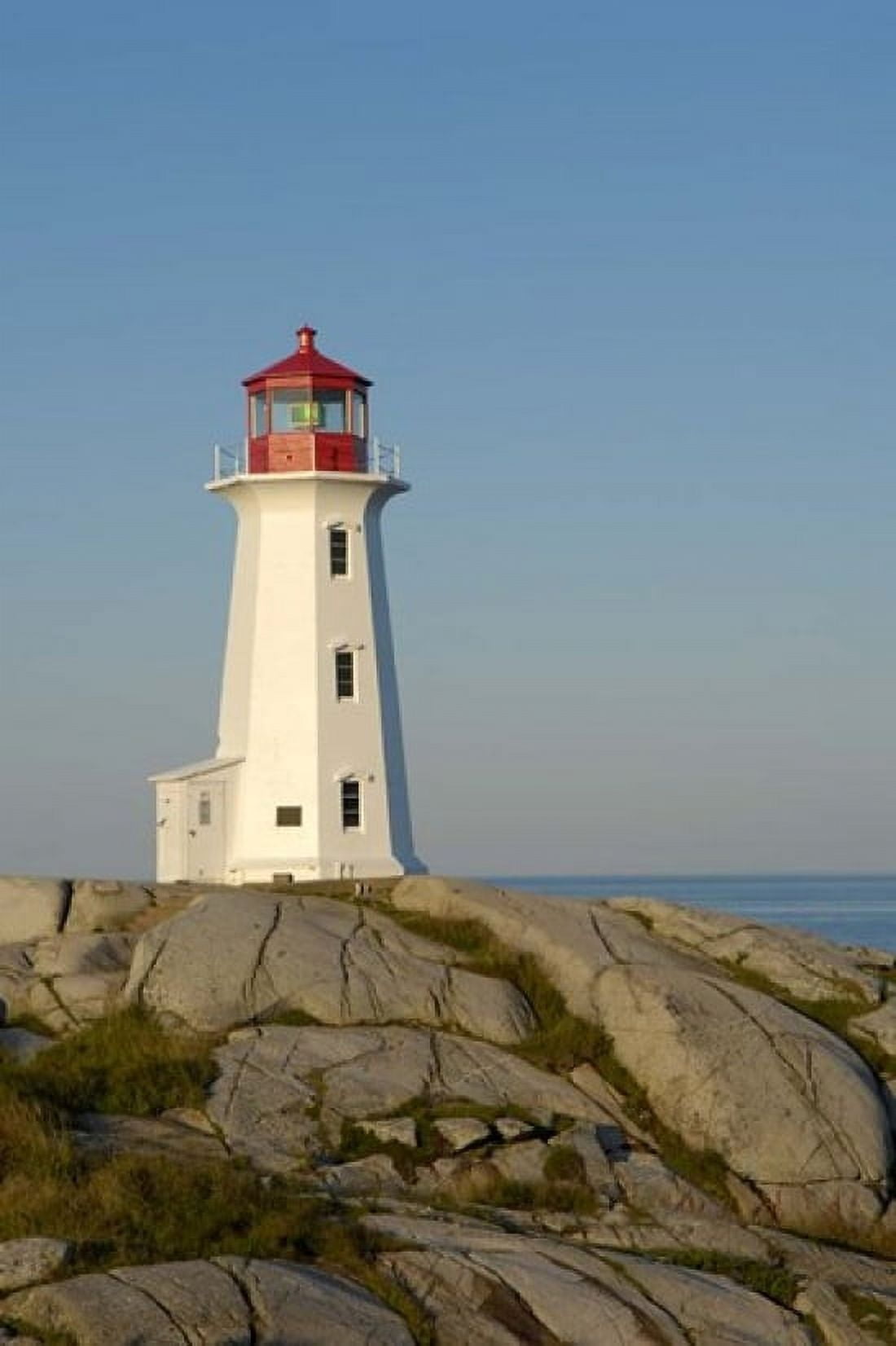 Peggys Cove Lighthouse Canvas Art - Keith & Rebecca Snell DanitaDelimont (17 x 26)