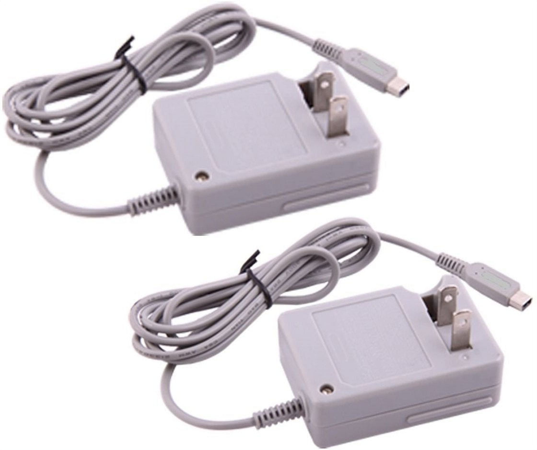Pegly AC Home Wall Travel Charger Power Adapter Cord For Nintendo DSi 3DS  XL 3DS 2DS ( Pack of Two ) 