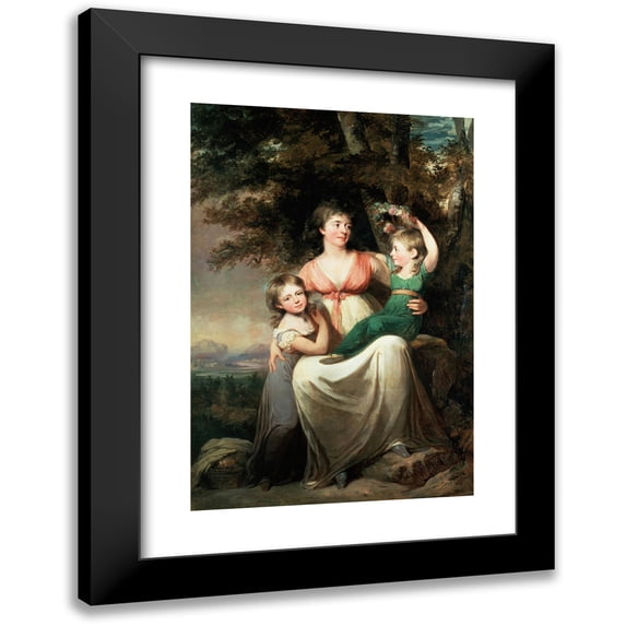 Pehr Gustaf von Heideken 13x18 Black Modern Framed Museum Art Print Titled - A Willow-Tree. Study