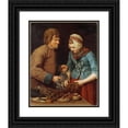 thumbnail image 1 of Pehr Hilleström 15x18 Black Ornate Wood Framed Double Matted Museum Art Print Titled - The Pedals, 1 of 5