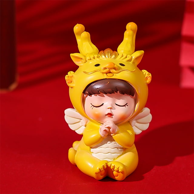 PeiBai Car Mounted Dragon Year Car Center Console Decoration Cute