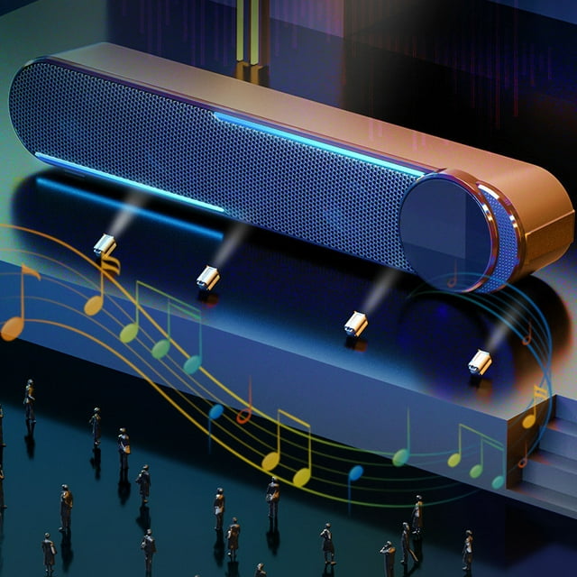 PeiBai Wireless Bluetooth Speaker Desktop Computer Speaker Subwoofer