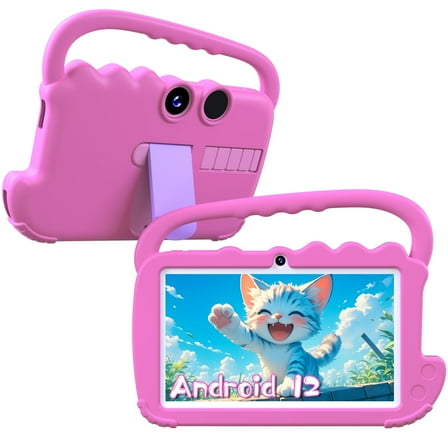 Peicheng AT70K Android 12.0 Kids Tablet, 7 in, 32GB Expandable