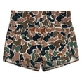 thumbnail image 1 of Peichun Camo Shorts for Women Elastic Waist Stylish Print Casual Wide Leg Shorts Loose Fit Comfort Stretchy Summer Athletic Running Yoga Short Pants 2026 Fashion Daily Wear, 1 of 2
