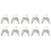Peiiwdc Large, Wing Balloons for Girls Birthday,48'' Pack of 10,Aluminum Foil Balloons Birthday