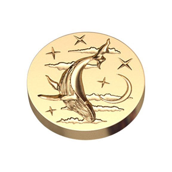 Peiiwdc Paint Stamp Head Vintage Embossing Seal Stamp Scrapbooking Stamps Wedding Invitation