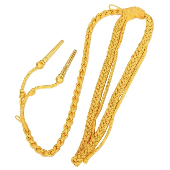 Peiiwdc Professional Uniform Epaulets Braid Captain Uniform Epaulettes Fringed Uniform Shoulder