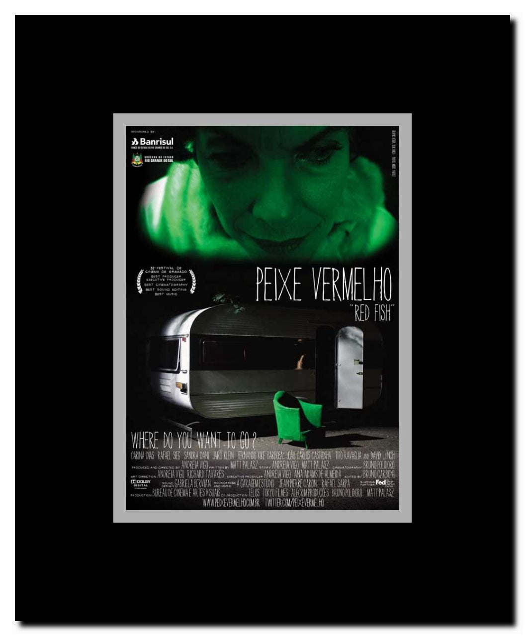 Peixe Vermelho Framed Movie Poster