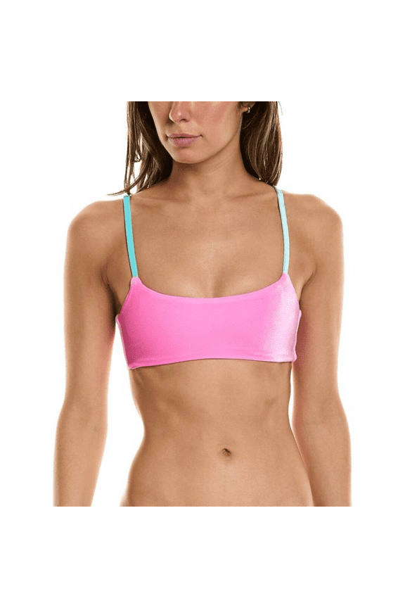 Women's Karol Bikini Swim Top Separates Swimsuit (M, Hibiscus Peach)