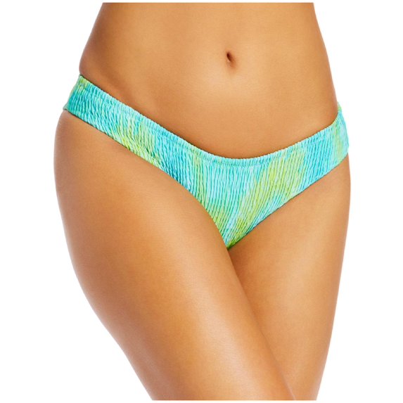 Peixoto Womens Cayo Smocked Scoop Swim Bottom Separates Blue S