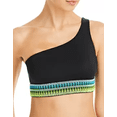 thumbnail image 1 of Peixoto Zoni Asymmetric Contrast Trim Bikini Top, 1 of 3