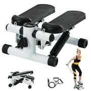Pejevir Mini Stepper Machine with LCD Display and Resistance Bands