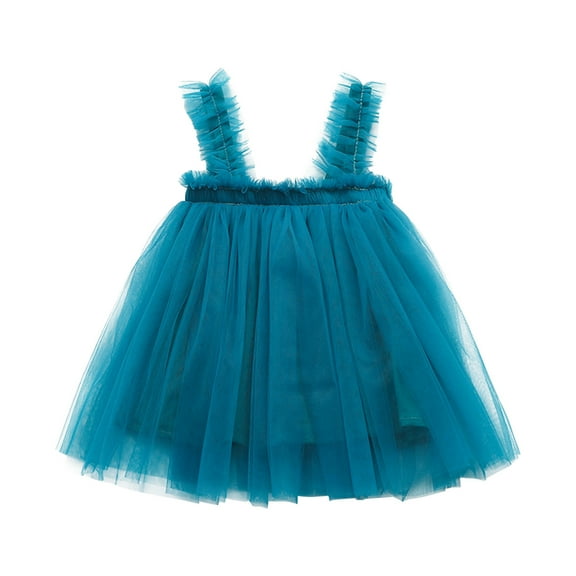 Pejock 6M-5 Years Baby Girls Layered Tulle Tutu Dress Baby Girls Layered Butterfly Tulle Dresses Toddler Sleeveless Princess Dress