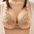 thumbnail image 1 of Pejock Everyday Bras for Women, Women's Ultimate Comfort Lift Wirefree Bra Comfortable Lace Breathable Bra Underwear No Rims Bras No Underwire Beige Cup Size 38/85B, 1 of 2