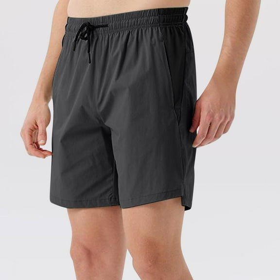 Pejock Men's 5-Inch Running Shorts with Color Block, Quick Dry Gym Shorts - Mesh Lined & 4-Way Stretch for Summer Training and Beach