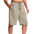 thumbnail image 1 of Pejock Men's 5-Inch Running Shorts with Zipper Pockets, Quick Dry Gym Shorts - Solid Color & Lightweight for Beach and Athletic Training, 1 of 3