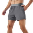 thumbnail image 1 of Pejock Men's 7" Athletic Running Shorts - Drawstring Waist with Pockets, Oversized Fit for Training, Gym, Fitness, 1 of 8