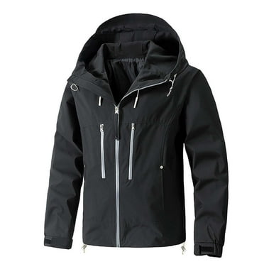Pejock Men's Mountain Waterproof Ski Snow Jacket Winter Windproof Rain Jacket