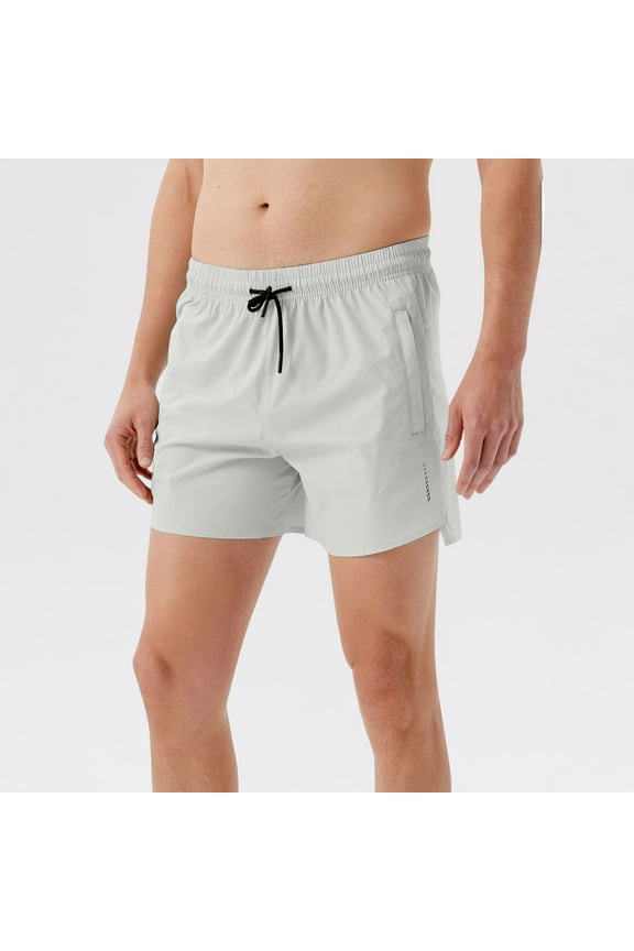 Men's Running Shorts 3-Pack with Mesh Liner, Quick Dry Reflective Gym Shorts - Seamless Edging & 4-Way Stretch for Summer Training