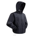 thumbnail image 1 of Pejock Men's Sun Protection Hooded Jacket, UPF50+ Lightweight Running & Hiking Windbreaker with Zippered Pockets, Breathable Long Sleeve Athletic Shirt for Outdoor Sports, 1 of 3