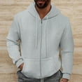 thumbnail image 1 of Pejock Men's Zip Up Hoodie Athletic-Casual Jacket, Lightweight Fleece Lined Sweatshirt with Roomy Fit, Hooded Cardigan for Sports and Daily Wear Outerwear, 1 of 9