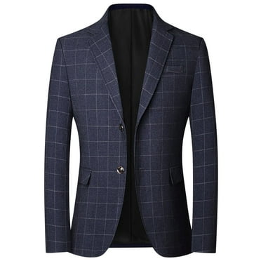 Pejock Mens Blazer Casual Sport Coats Slim Fit Button Down Suit Jacket Lightweight Sport Coats