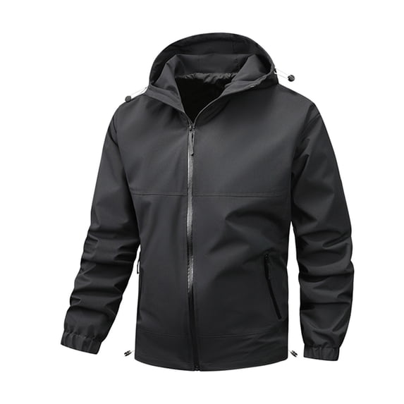 Pejock Mens Military Tactical Rain Jackets Winter Warm Fleece Softshell Hooded Raincoat Snowboard