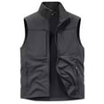 thumbnail image 1 of Pejock Mens Outdoor Work Fishing Travel Photo Cargo Vest Hiking Waistcoat Jacket with Multi-Pockets, 1 of 8