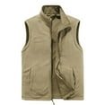 thumbnail image 1 of Pejock Mens Outdoor Work Fishing Travel Photo Cargo Vest Hiking Waistcoat Jacket with Multi-Pockets, 1 of 5