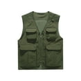 thumbnail image 1 of Pejock Mens Outdoor Work Fishing Travel Photo Cargo Vest Hiking Waistcoat Jacket with Multi-Pockets, 1 of 3