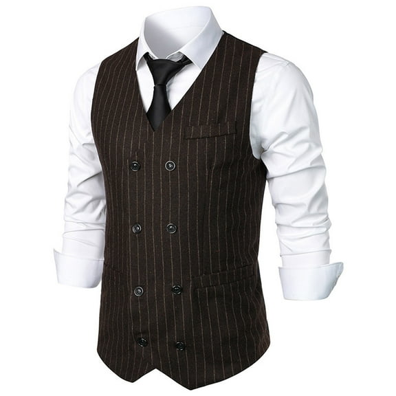 Pejock Mens Suit Vest Business Formal Dress Slim Fit Casual Waistcoat Vest for Suit or Tuxedo