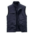 thumbnail image 1 of Pejock Mens Winter Outdoor Work Fishing Travel Photo Cargo Vest Hiking Waistcoat Jacket with Multi-Pockets, 1 of 3