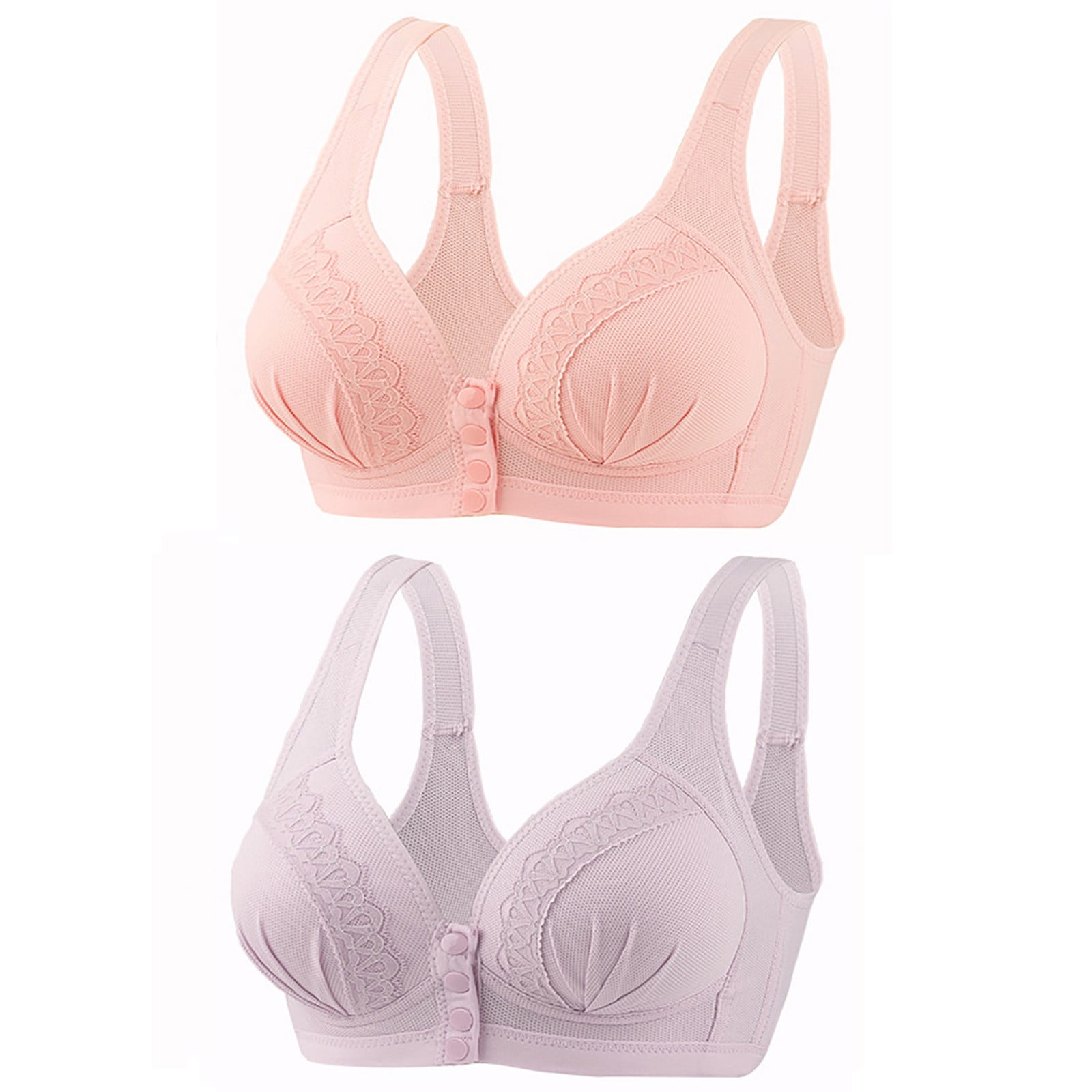 Pejock Minimizer Bras for Women Plus Size 2Pack Full Cup Nursing Bras
