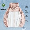 thumbnail image 1 of Pejock Sun Protection Shirt UPF 50+ Cooling Quick Dry Stretch Hooded Jacket for Fishing Outdoor Exercise, Men Women Breathable UV Workout Coat Long Sleeve Casual, 1 of 6