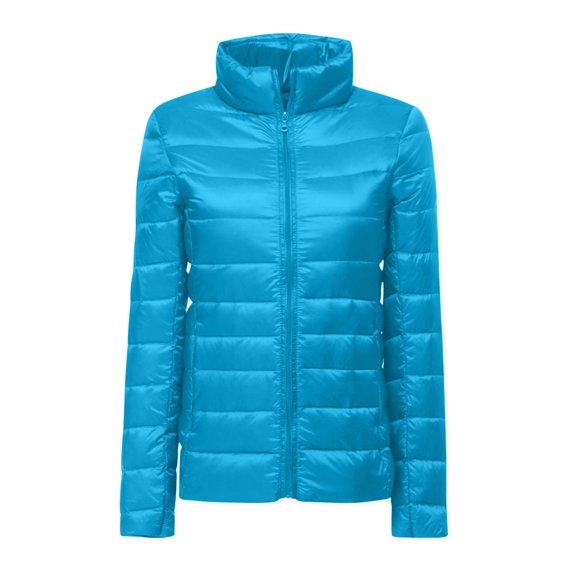 Pejock Women Winter Thicken Puffer Coat Solid Slim Loose Long Sleeve Bomber Short Parkas Jacket Outdoor Waterproof Warm Snow Down Jackets Zip Puffer Jacket Pockets Baggy Short Down Coats Jackets