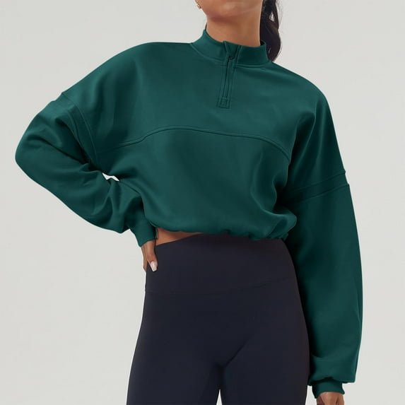 Pejock Women's Casual Oversize Sweatshirt, Long Sleeve Round Neck Pullover Top, Soft Stretch Comfortable Fall Winter Blouse for Daily Home Wear