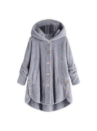 Fuzzy jackets womens walmart best sale