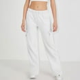 thumbnail image 1 of Pejock Women's High Waist Work Pants Winter Fleece-Lined, Straight Leg Loose Fit with Multi-Pockets for Snow & Job Sites, 1 of 5