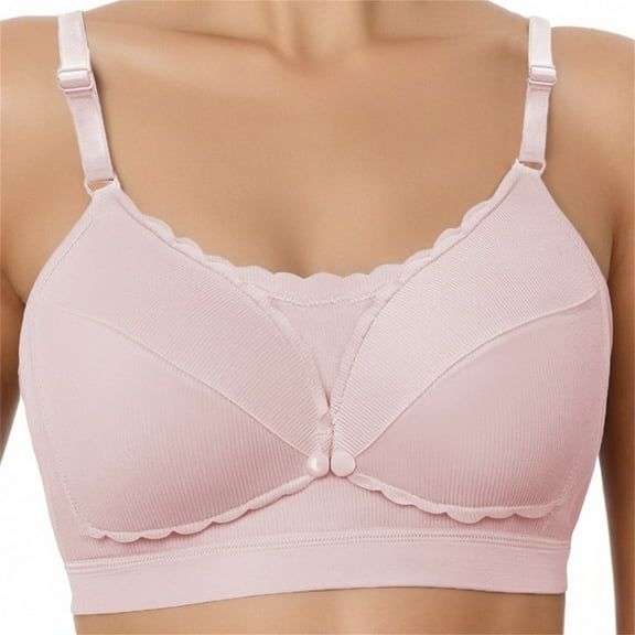 Pejock Women's Nursing Maternity Bra, Clip-Down Wirefree Sleep Comfort Seamless Support for Postpartum Breastfeeding