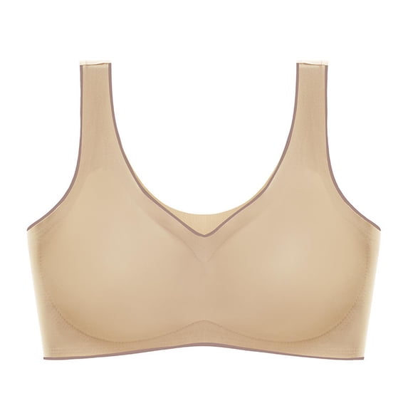 Pejock Women's Plus Size Ultimate Lift Wireless Full-coverage Bra Support Bra Seamless Wireless Bras