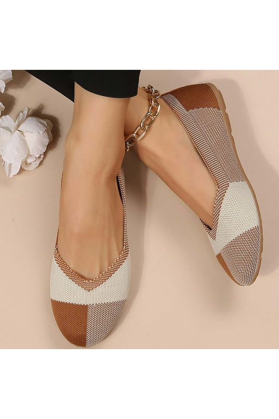 Women's Slip-Ons Sneakers, Womens Loafers, Ladies Fashion Canvas Sneakers, Solid Round-Toe Flats Shoes Lightweight Soft Sneakers Casual Shoes Non Slip Comfortable & Light-Weight Shoes