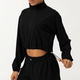 thumbnail image 1 of Pejock Women's UPF Sun Protection Shirt, Long Sleeve Half Zip High Neck Moisture Wicking Outdoor Blouse with Drawstring, Lightweight Quick Dry Athletic Top for Casual Wear, 1 of 8