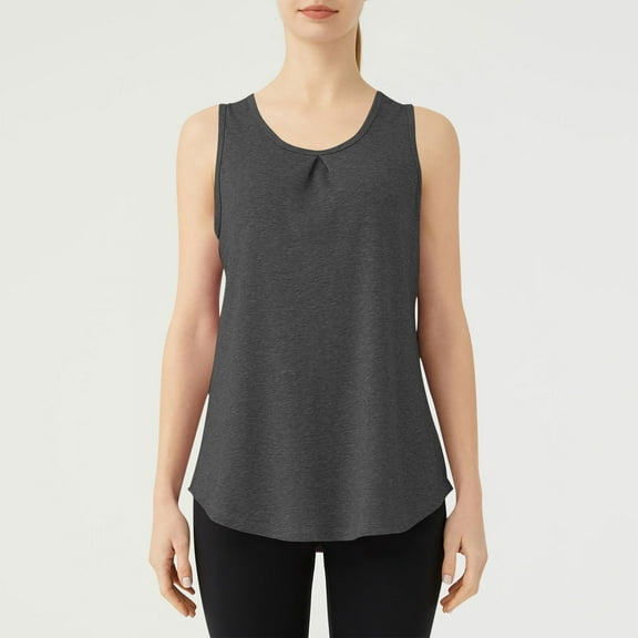 Pejock Women's Workout Tank Tops, UPF50  Breathable Running Shirts, Sleeveless Yoga Tops (No Built-in Bra), Lightweight Quick-Dry, Wear with Sports Bra, Athletic Performance Gym Wear