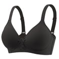 thumbnail image 1 of Pejock Womens Plus Size Bra Double Support Wireless Bra with Adjustable Straps Full-Coverage Bras, 1 of 2