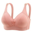 thumbnail image 1 of Pejock Womens Plus Size Bra Double Support Wireless Bra with Adjustable Straps Full-Coverage Bras, 1 of 2