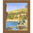 thumbnail image 1 of Pejzaz z cyprysami 24x20 Gold Ornate Wood Framed Canvas Art by Ferdynand Ruszczyc, 1 of 2