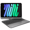 thumbnail image 1 of Pekarejue Keyboard Case Compatible with iPad Mini 7th Generation 2024 (A17 Pro) / iPad Mini 6th Gen 8.3 Inch 2021: 360 Degree Rotatable Cover Multi-Touch Trackpad RGB Backlit Black, 1 of 6