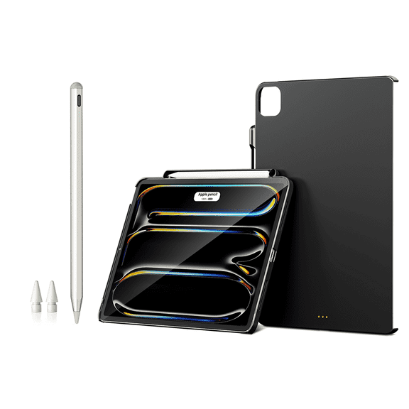 Pekarejue Magnetic Case with Pencil Holder   Stylus Pen Compatible with iPad Air 13-inch M4 M3 M2 and iPad Pro 12.9-inch (6th-3rd Gen)