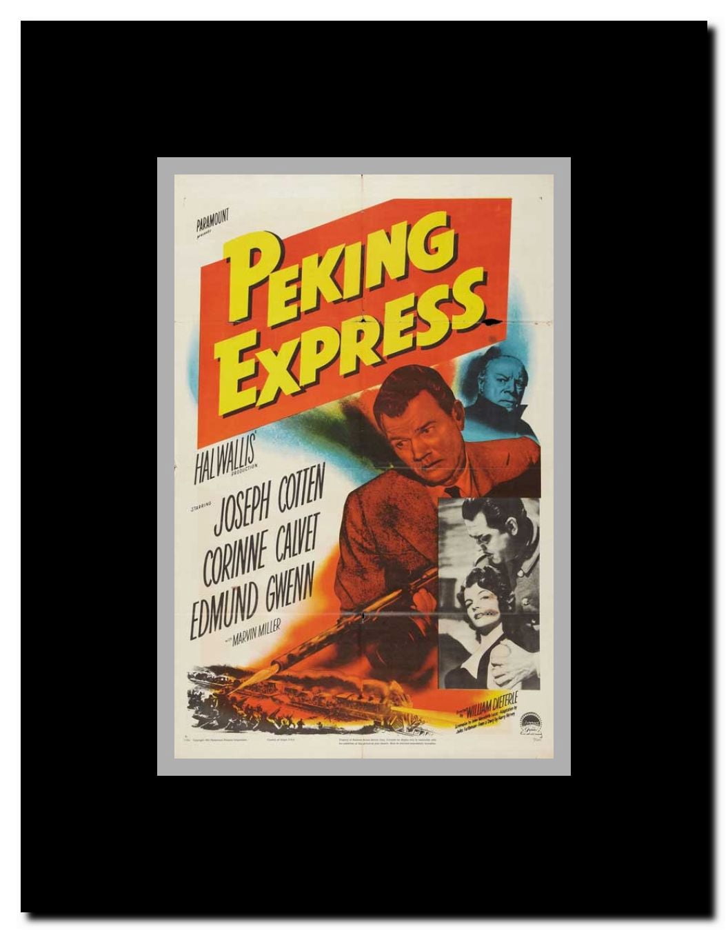Peking Express Framed Movie Poster