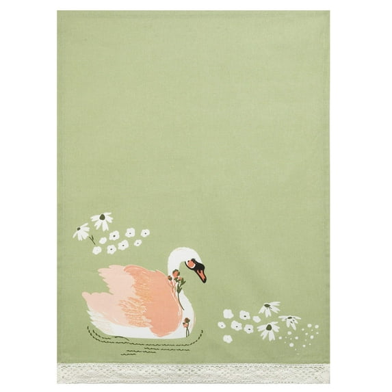 Peking Handicraft 04BC13AC Adrift Kitchen Towel, 25-inch Long, Cotton